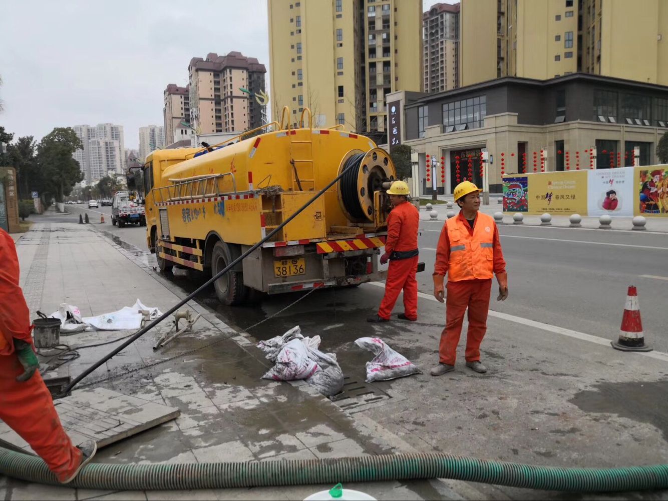 怀化排污管道清淤-管道清洗
